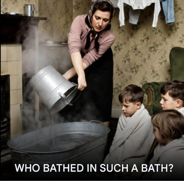 Bathing in a tub – memories of a house without a bathroom
