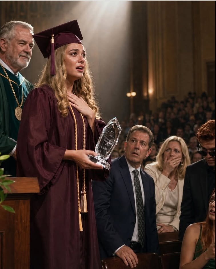 At my college graduation, my father whispered, “We’re finally done wasting money on this failure,”