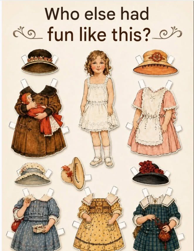 Paper dolls: fun for many generations