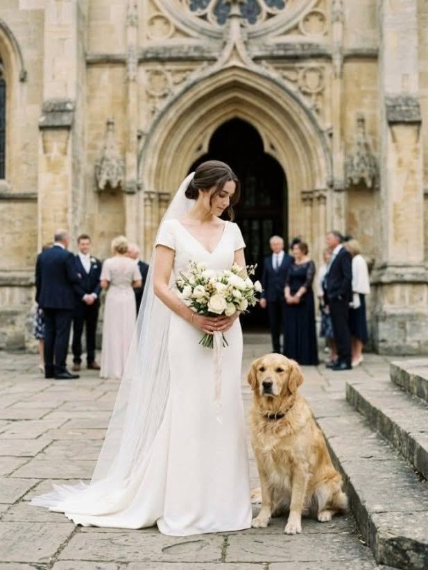 Rex showed up at his beloved lady’s wedding