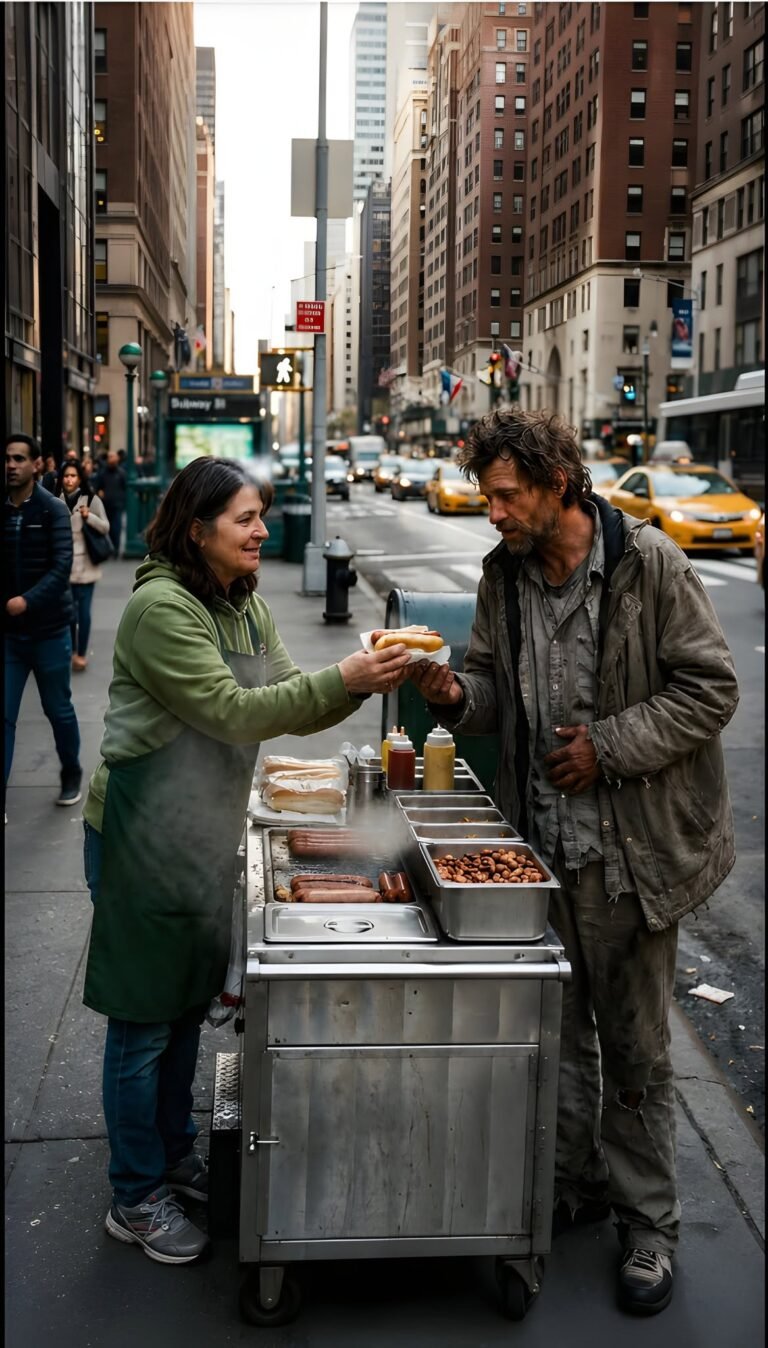A street vendor, barely able to keep his head above water, shares his last meal with a hungry stranger with no money—only to discover that he is an influential millionaire putting the city’s kindness to the test.