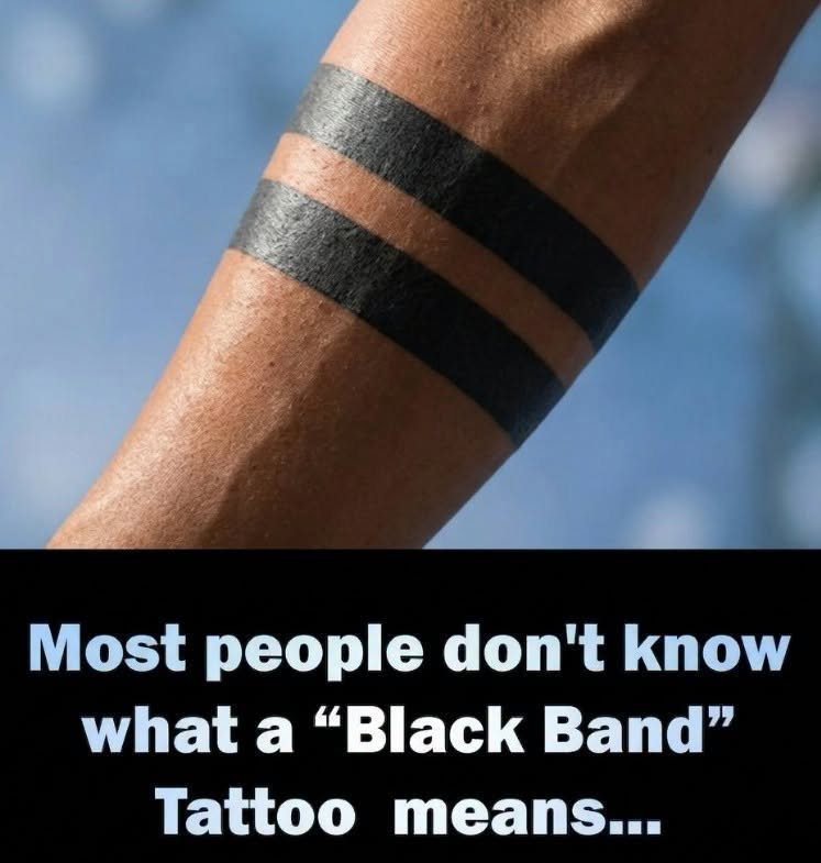 People Keep Asking About the Meaning Behind Black Band Tattoos