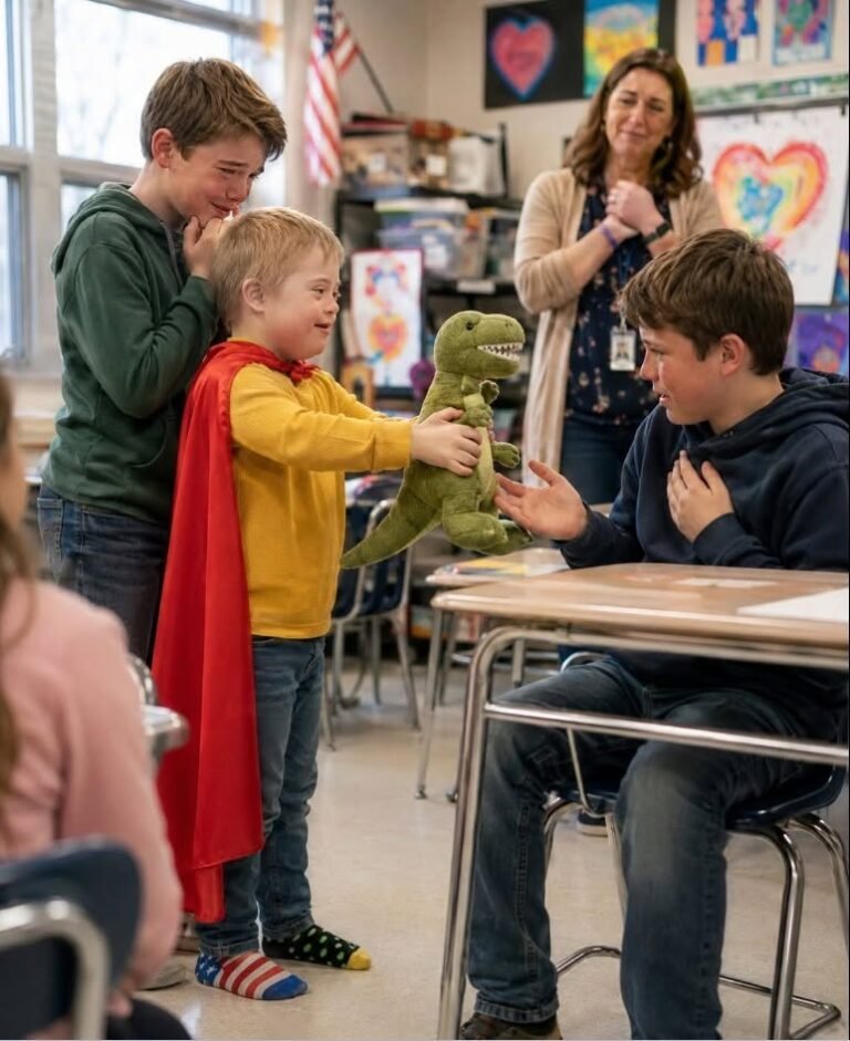 The first time someone asked, “What’s wrong with him?” about my little brother, I froze. Eli is seven, he has Down syndrome, and he waves at strangers like the whole world is already his friend. I wanted to scream that nothing was wrong with him