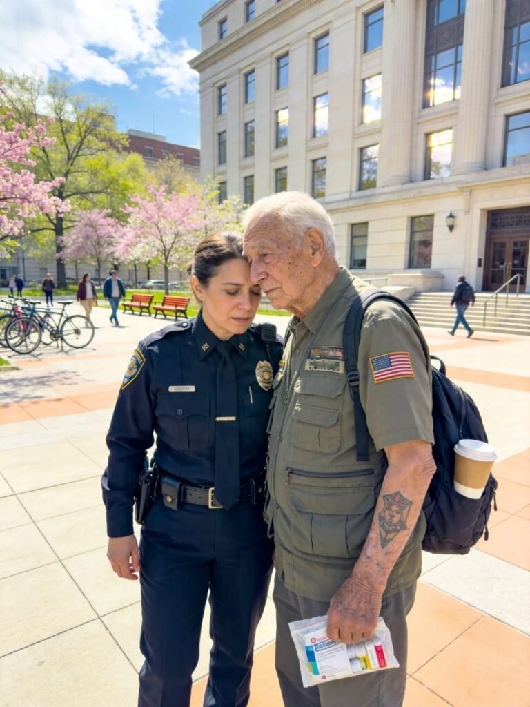 I removed the handcuffs from a prisoner and recognized the tattoo of my dead father. He died in Vietnam three months before I was born; I never knew him. And this 67-year-old man, accused of stealing medicine from a pharmacy, had the same military badge on his arm that my mother has had framed in the living room for forty-eight years.