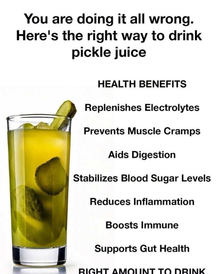 You are doing it all wrong. Here’s the right way to drink pickle juice
