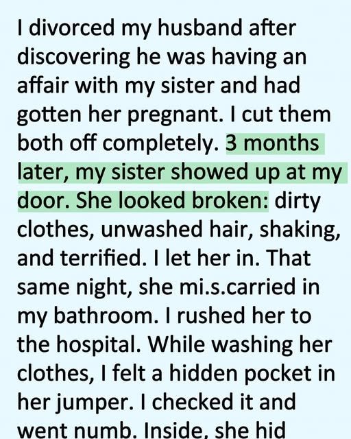 I Hated My Sister for Destroying My Marriage… Until the Night She Lost the Baby