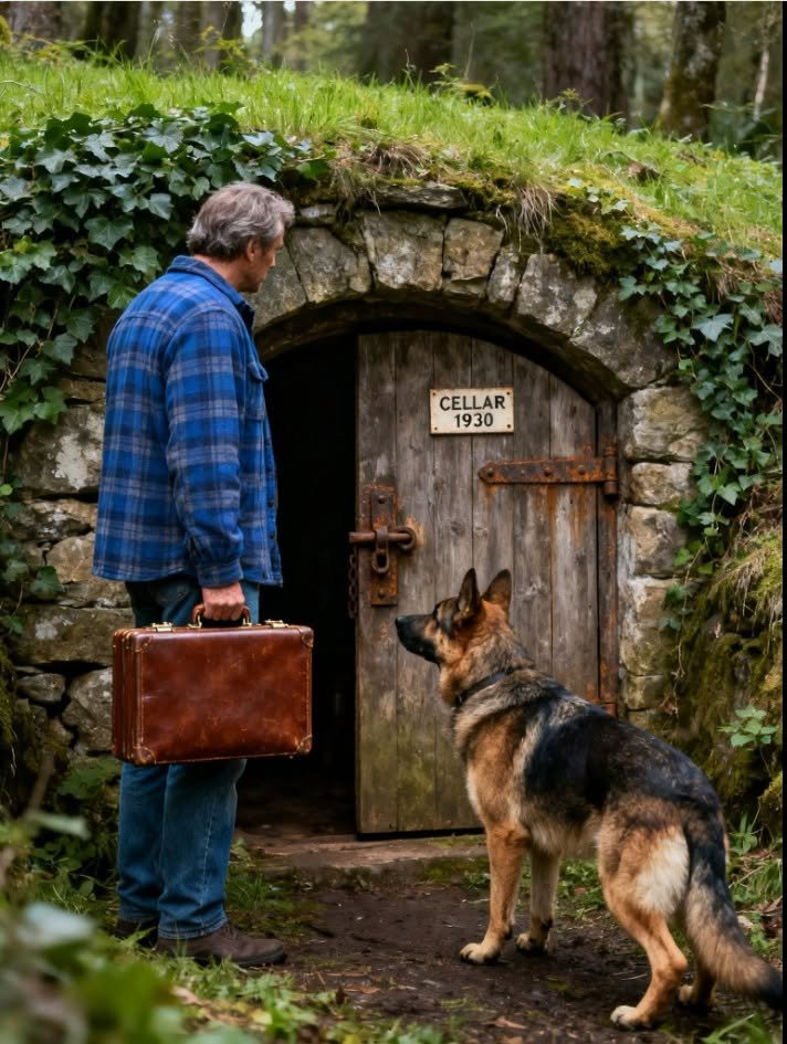 Evicted and Penniless, a Veteran Opened His Grandmother’s Basement—Then His German Shepherd Uncovered a Secret That Changed Everything