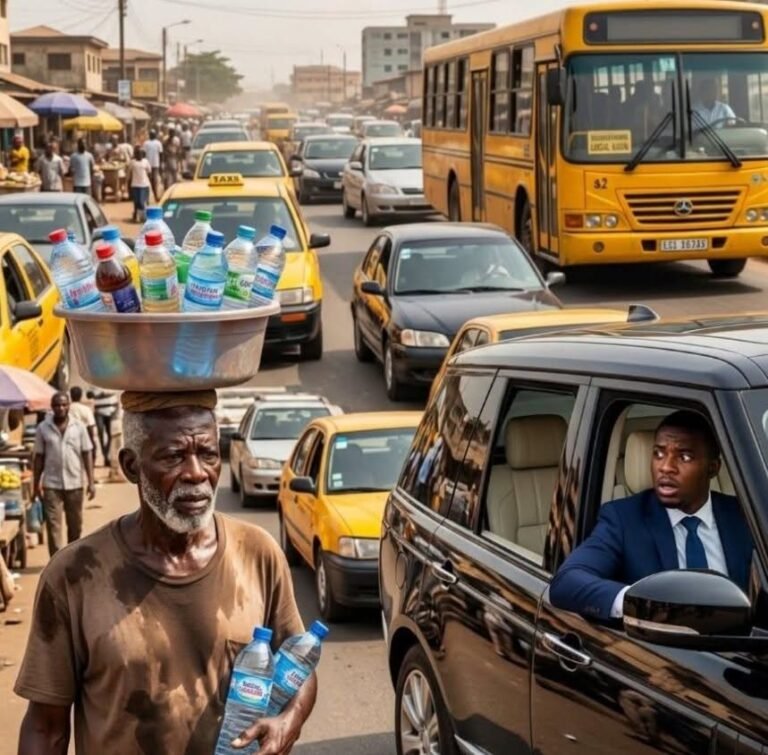 HE SAW HIS 80-YEAR-OLD FATHER SELLING PURE WATER IN TRAFFIC… HE FROZE.