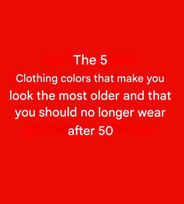 5 colors to avoid after 50: they can dull your glow