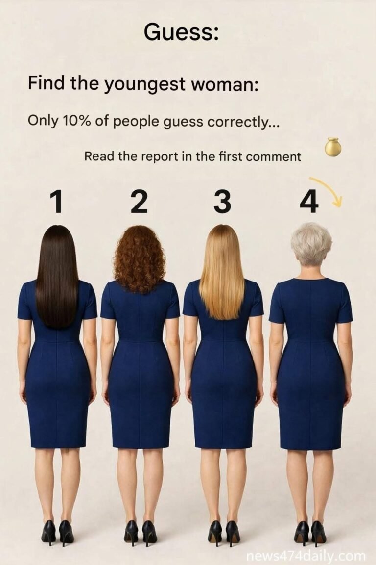 Quiz: Find the youngest woman. Only 10% will get it right!