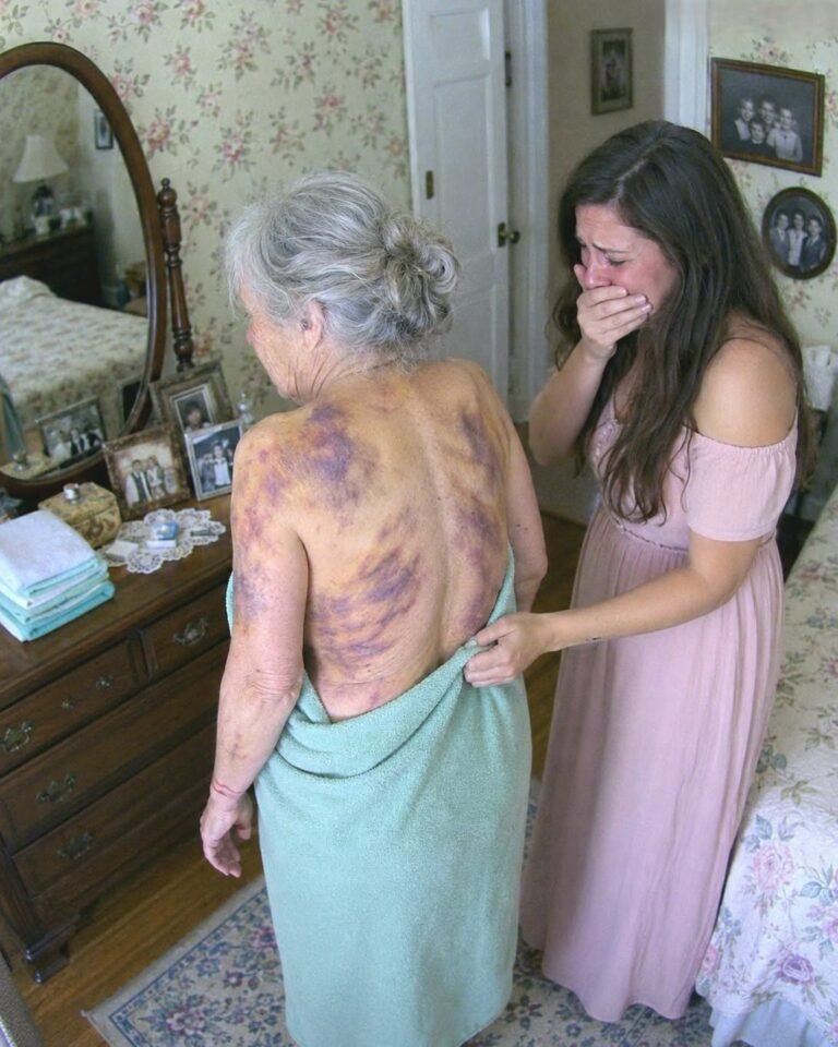 I came home to visit my elderly mother, but when I offered to help bathe her, she shrank back in terror