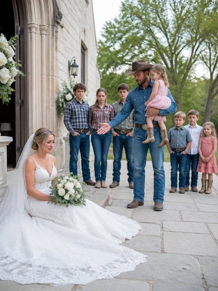 He left me standing at the altar in front of 200 guests and yelled, “I can’t marry a barren woman!” But before I hit rock bottom, a widowed farmer made me a proposal that left everyone speechless
