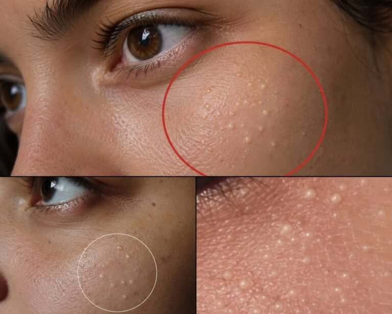 Tiny White Bumps on Your Face? Here’s What They Are—And How to Treat Milia Naturally and Safely at Home