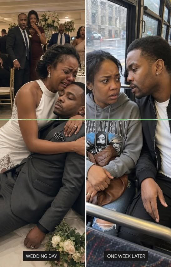 My Husband Di:ed on Our Wedding Day – A Week Later, He Sat Down Next to Me on a Bus and Whispered, ‘Don’t Scream, You Need to Know the Whole Truth’