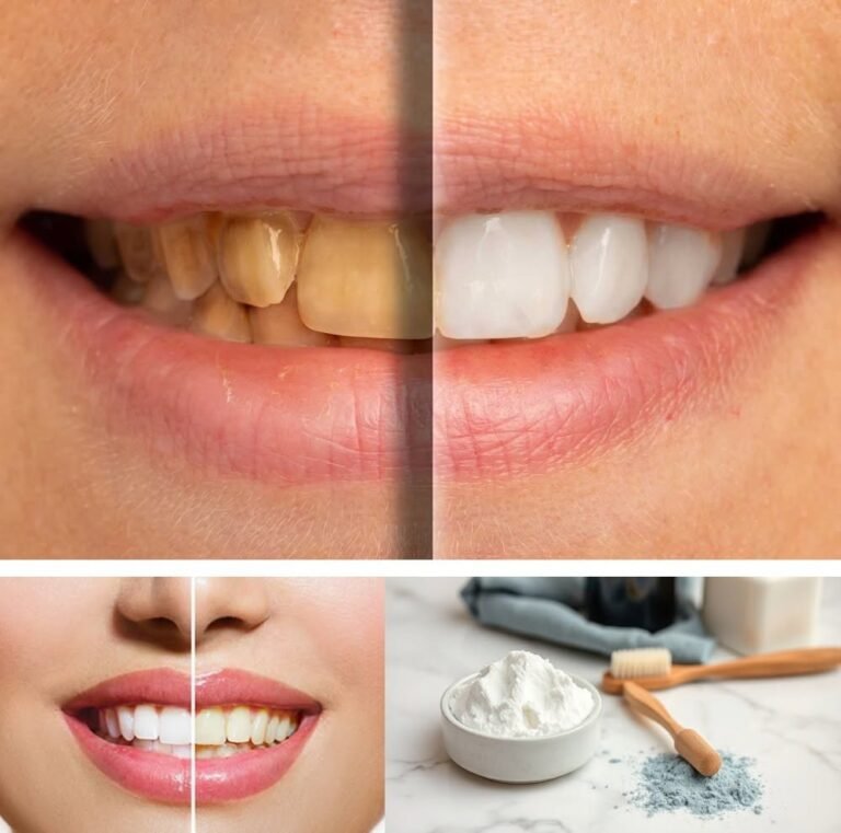 Brushing your teeth with baking soda can help…. see more