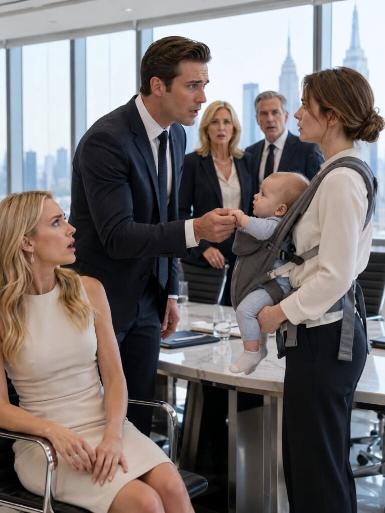 The day I entered my billionaire husband’s divorce hearing with the daughter he never knew about in my arms, I saw the most powerful man in that room lose something no amount of money could ever buy back