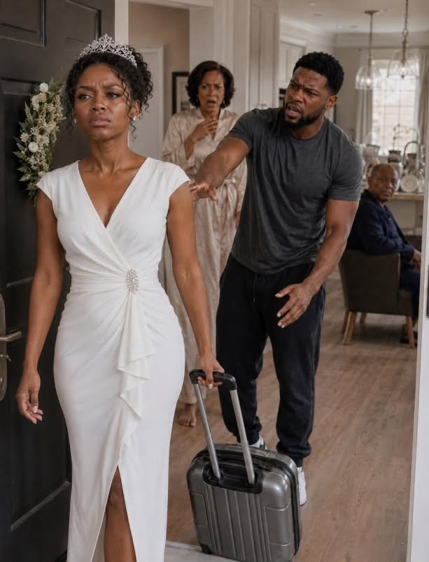 My in-laws arrived at my house with suitcases as i