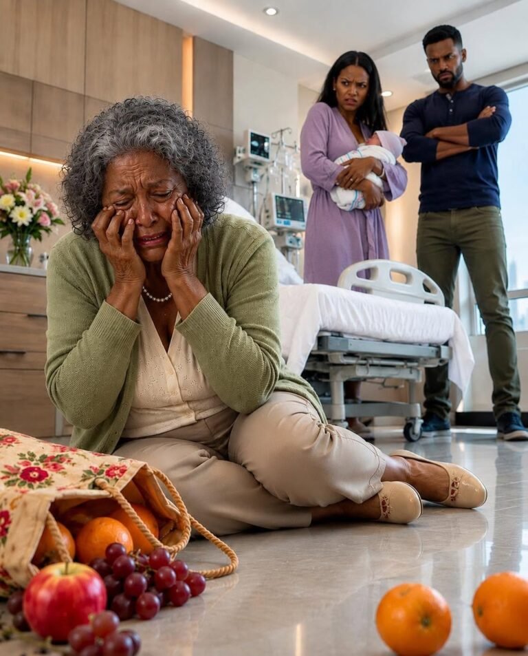 I entered the hospital room eager to meet my newborn grandson, but my daughter-in-law pulled him away. “Stay back, you filthy old woman! You’ll infect my son!”
