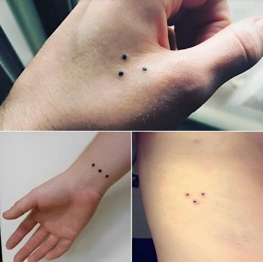 If you see someone with a three-dot tattoo, run as far away as you can. Check the comment below……