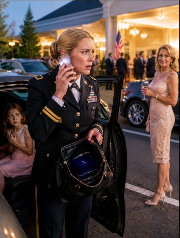 Grandma stole your medal,” my eight-year-old whispered, trembling in the back seat while my stepson’s promotion party still echoed in my ears. My purse lay open, the blue velvet box gone, and across the parking lot Evelyn smiled like she had buried me under the American flag. I didn’t scream. I called the one lawyer she feared most that night.
