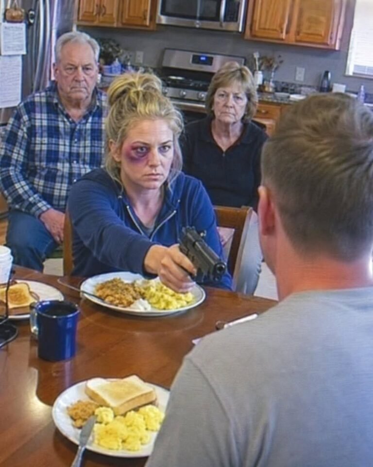 HE CAME DOWN SMILING AFTER HITTING YOU… THEN HE SAW WHO WAS WAITING AT THE BREAKFAST TABLE – usnews 0