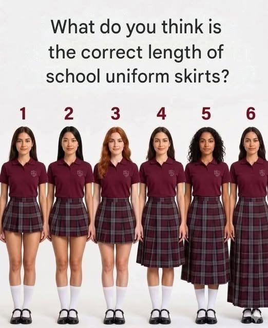 What Do You Think Is the Right Length for School Uniform Skirts?