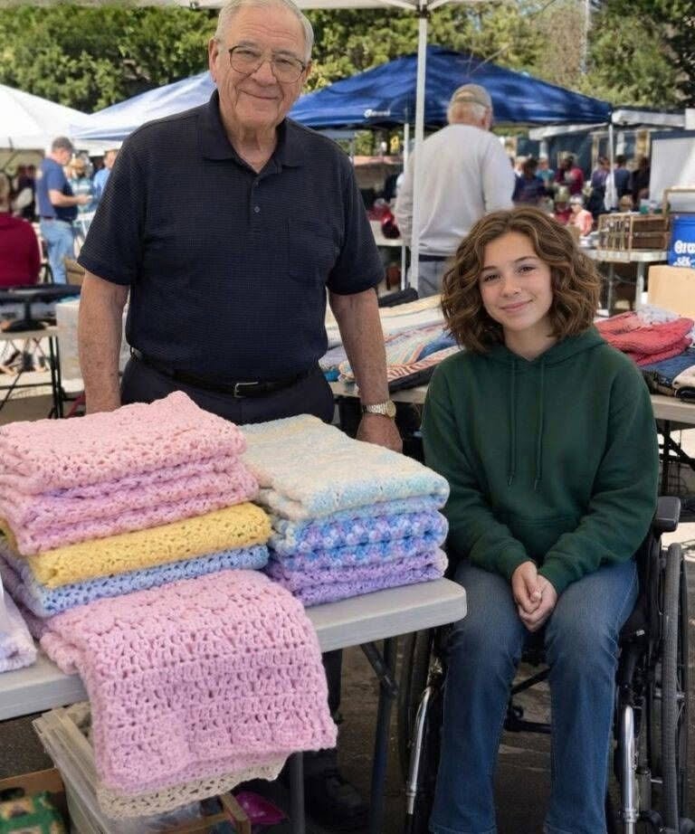 My 76-Year-Old Grandpa Sewed Quilts and Sold Them at a Flea Market So I Could Walk Again – Then a Gruff Biker Showed Up and Said, ‘I’ve Been Looking for You for 20 Years’
