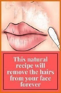 This natural recipe will permanently remove facial hair