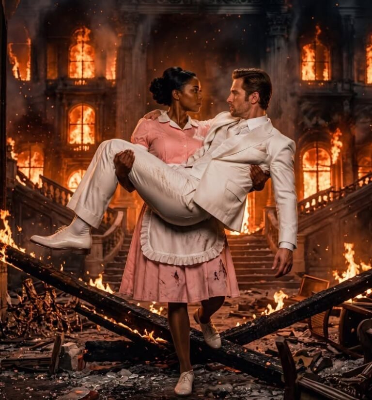 The Mansion Caught Fire… No One Dared Go Back—Until the Maid Ran Back for Him