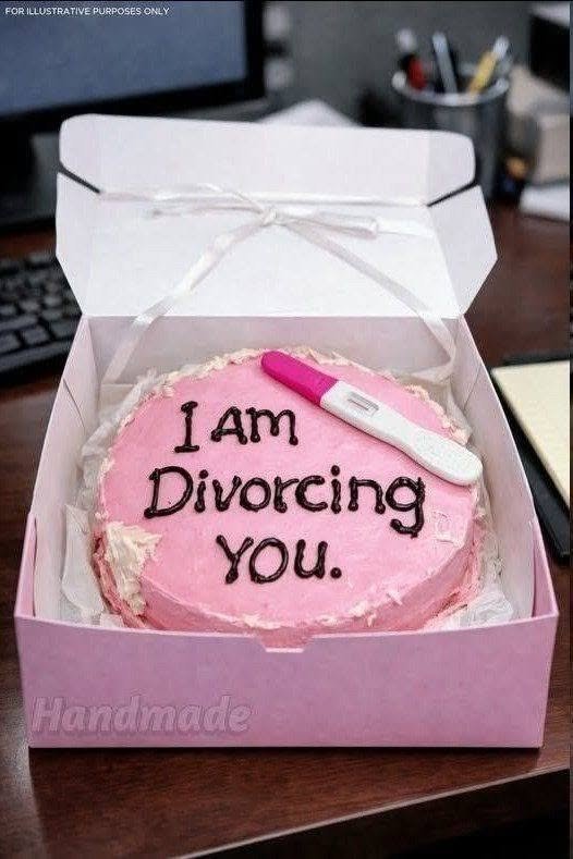 My husband sent me a cake to announce our divorce… What he learned brought him to tears. I was having a normal day at work when a delivery of cake arrived from the bakery where my husband worked. At first, I thought it was a pleasant surprise, so I called my colleagues to share it. The moment I opened the box, the room fell silent. Emblazoned in uneven chocolate frosting was the inscription: “I am divorcing you.” A positive pregnancy test lay on the frosting. Everyone knew my husband was a baker, and they also knew he couldn’t have children.