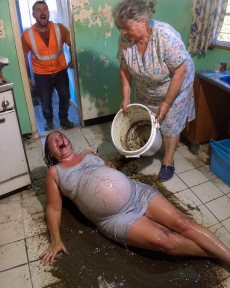 Eight months pregnant, I was cleaning when I brushed past my mother-in-law. She cursed me, slapped me, and dumped filthy mop water. I slipped, fell, my water broke—the instant I knew everything would change.