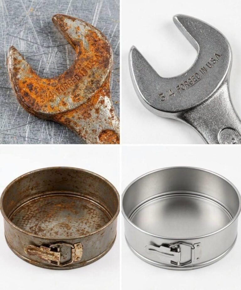 Rust on your metal objects? This 5-minute express cleaning technique will save the day