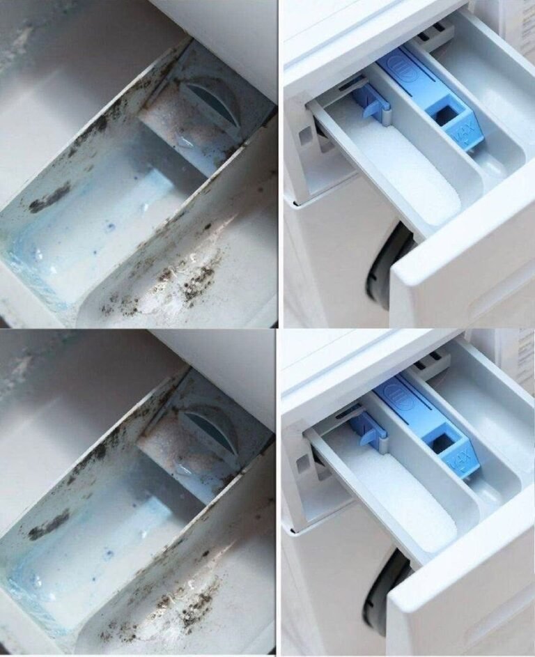 The ingenious trick for cleaning the washing machine drawer