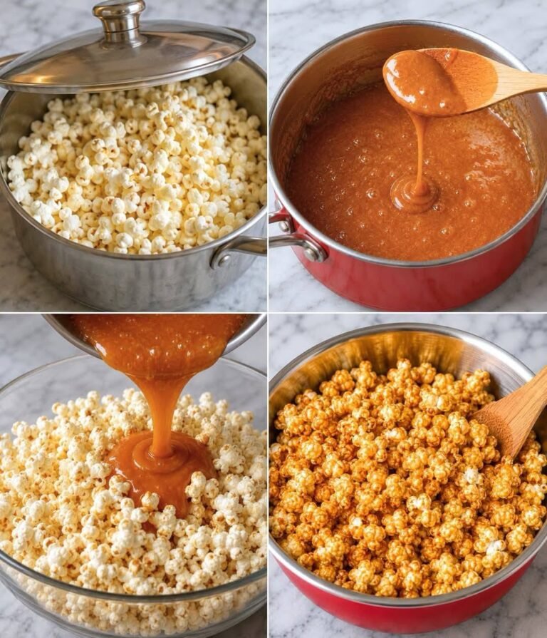 HOMEMADE CARAMEL POPCORN