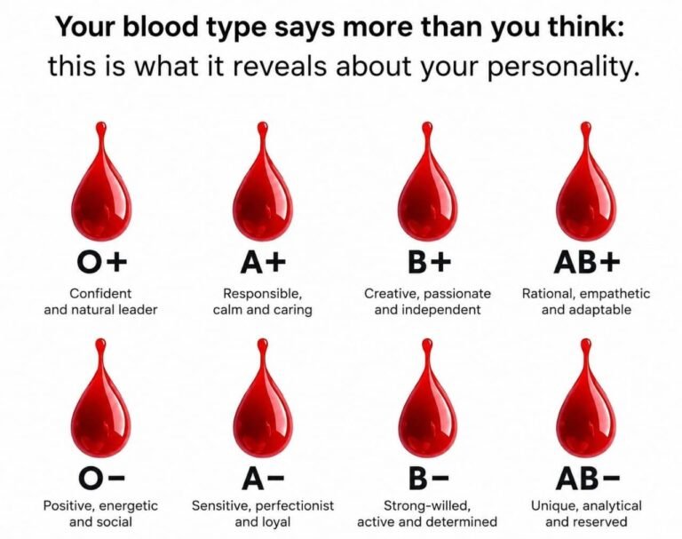 our blood type says more than you think: here’s what it reveals about your personality.