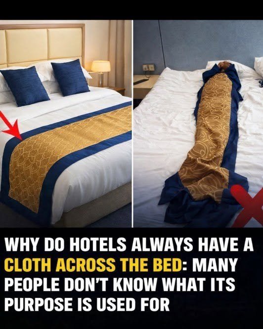 HomeWhat’s The Purpose Of The Fabric Strip Across Hotel Beds? What’s The Purpose Of The Fabric Strip Across Hotel Beds?