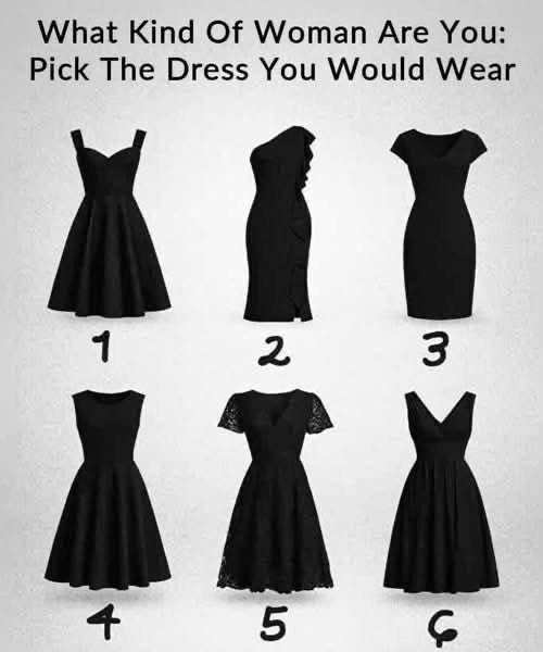 Which dress reflects who you are? Find out your personality type