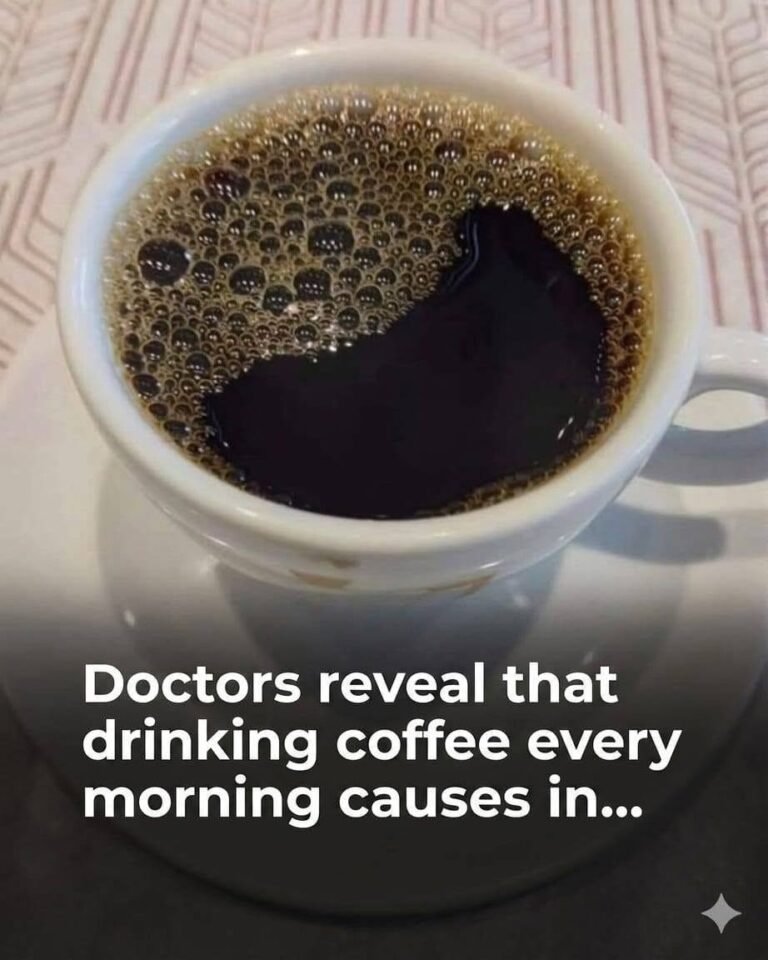 Doctors reveal that drinking coffee every morning causes…