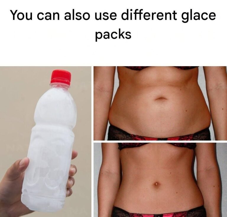 You can lose weight using only ice packs