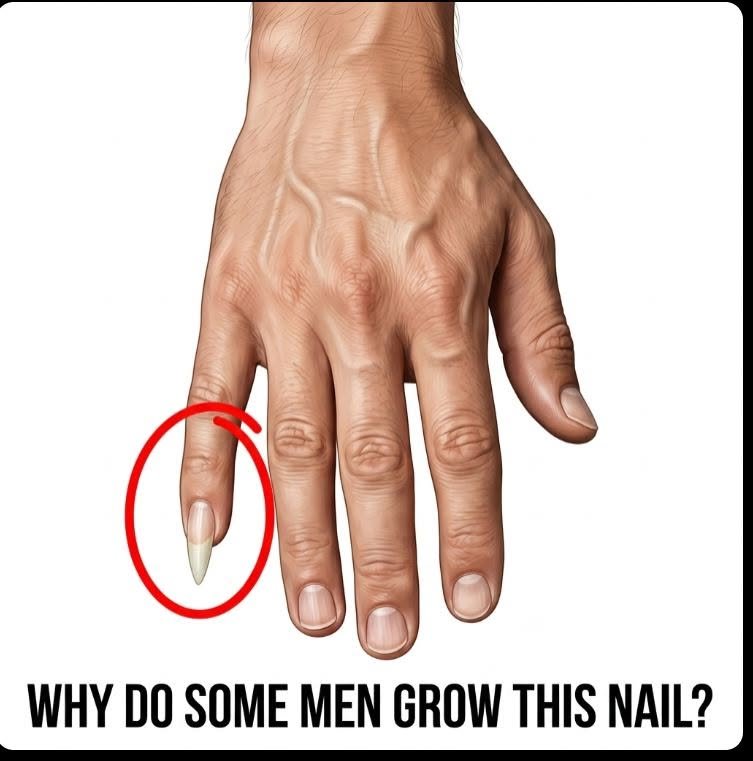 Why do some men let their nails grow so long?