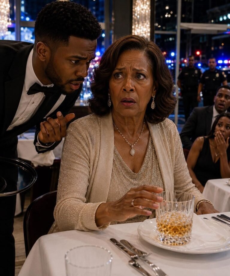 I was having dinner at an upscale restaurant with my daughter and her husband. After they left, the waiter stepped closer, his voice barely above a breath as he whispered, “Ma’am… please don’t drink what they ordered for you.”