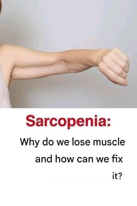 Sarcopenia: Causes of muscle loss and solutions……….See more
