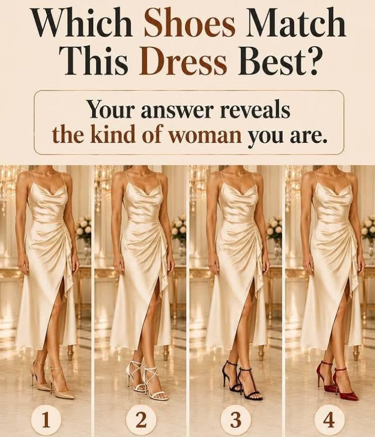 Which Shoes Match This Dress Best?