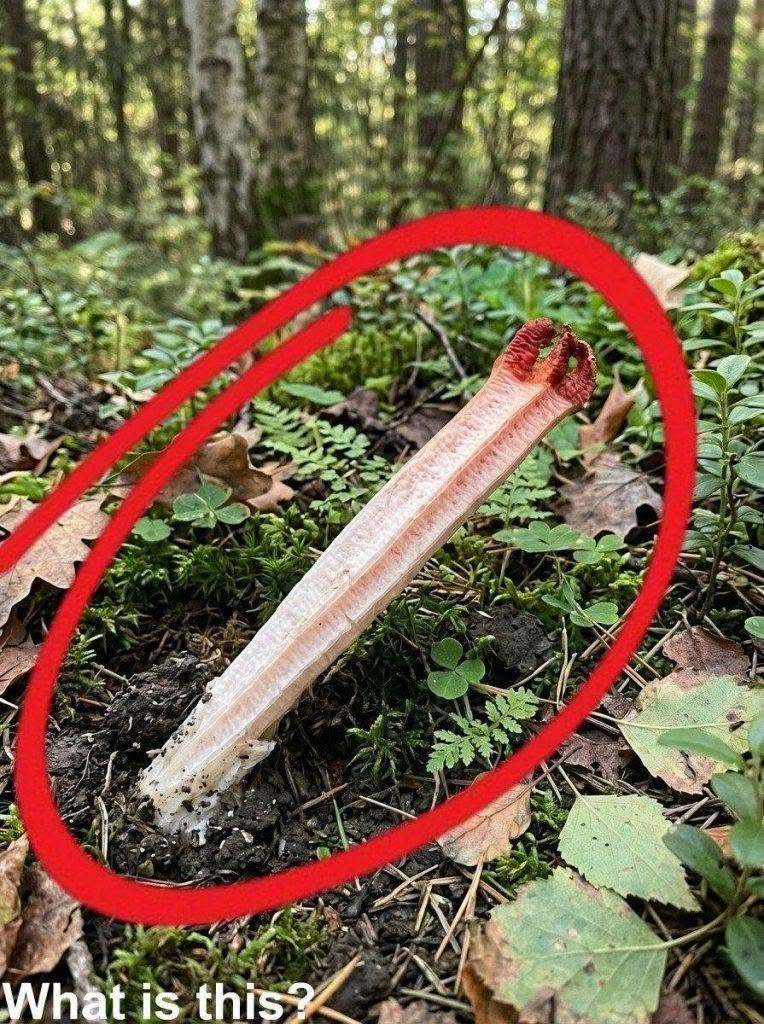 I went hiking in the forest with my son. During our walk, we suddenly came across this. It’s the first time in my life I’ve seen something like this, and I have no idea what it is. Can anyone tell me what this is? Check the first comment for the answer