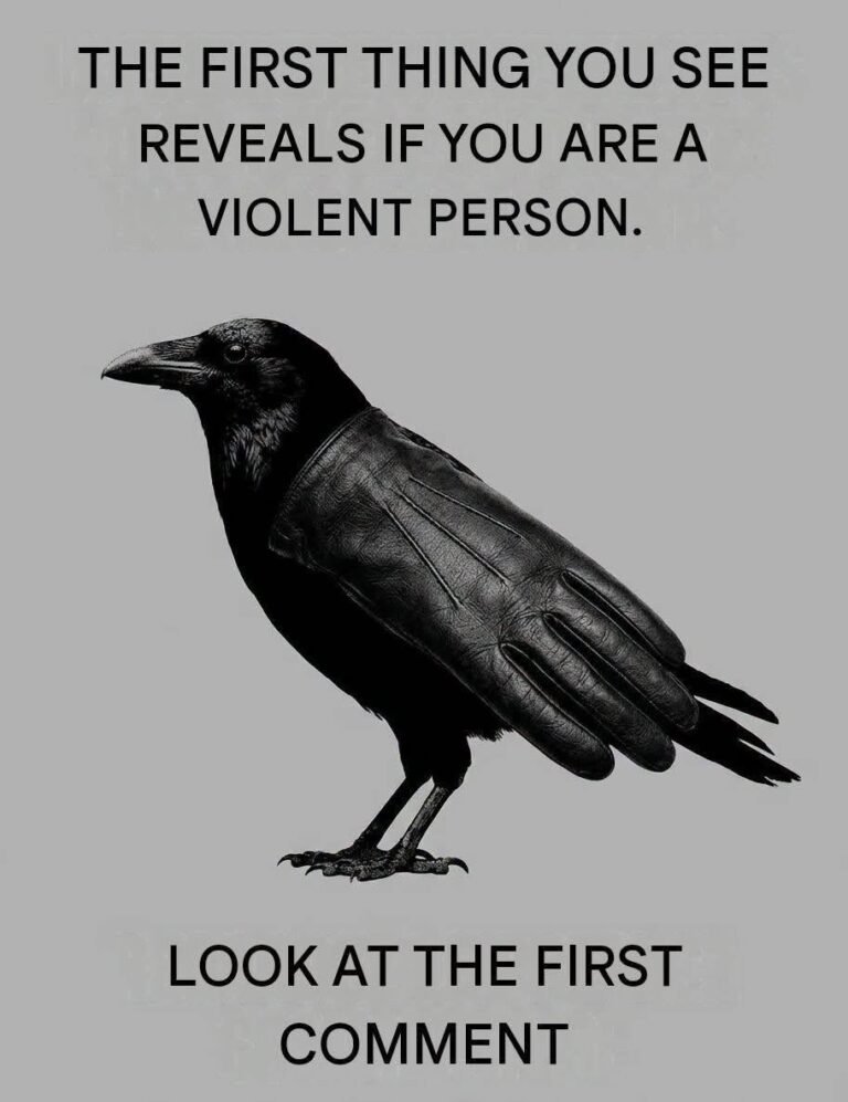 Perception test: a crow or a glove is hidden in this image – what does your first glance reveal?