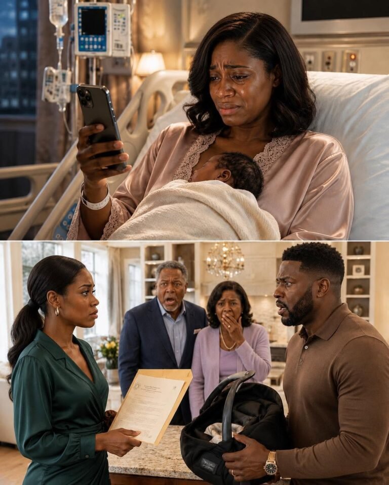While holding my newborn after a C-section, I texted my parents: Please, can someone come help me? Mom read it. Said nothing. Six days later, Dad tried to withdraw $2,300 from my account