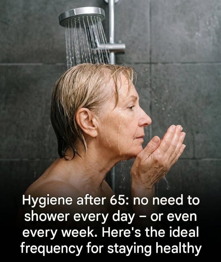 Senior hygiene: what if washing less often was better for your health? The ideal frequency that surprises everyone