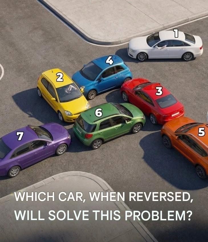 Moving just one car can solve this traffic jam.A response I wasn’t expecting at all