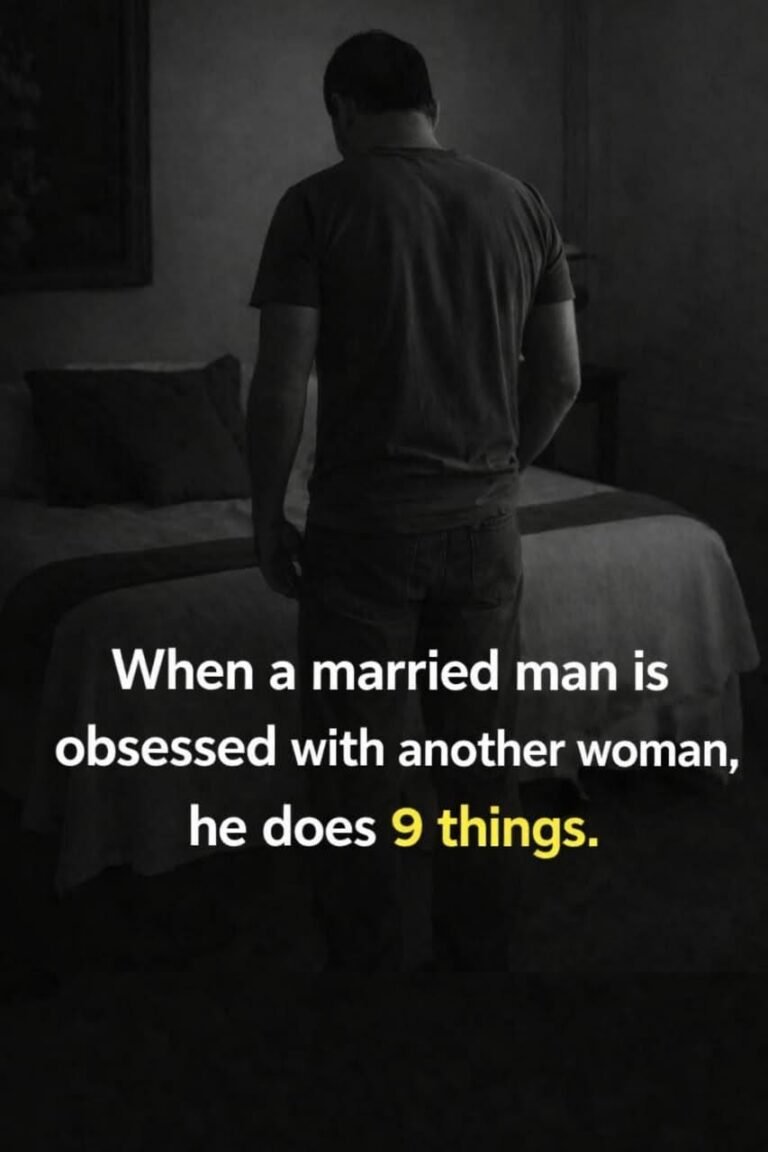 When a married man is attracted to another woman, he does these 9 things