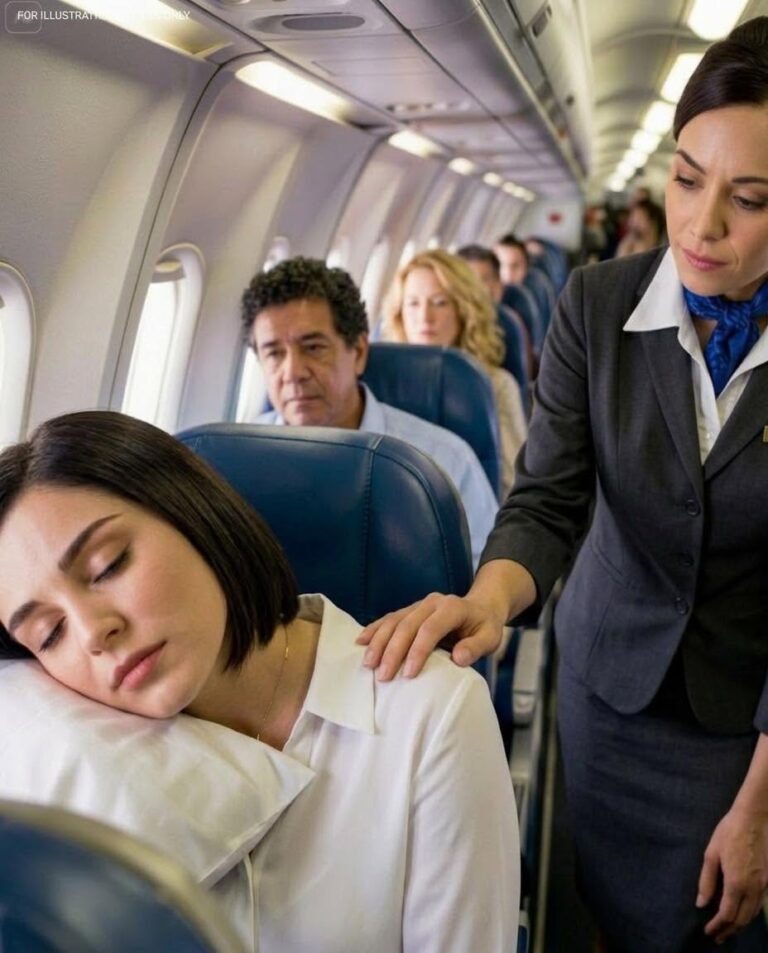 She Was Sleeping in 8A — When the Captain Asked if Any Combat Pilots Were on Board
